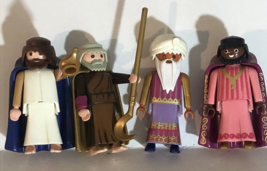 Playmobil Nativity Scene Action Figures Lot Of 4 Toy T6 - £12.22 GBP