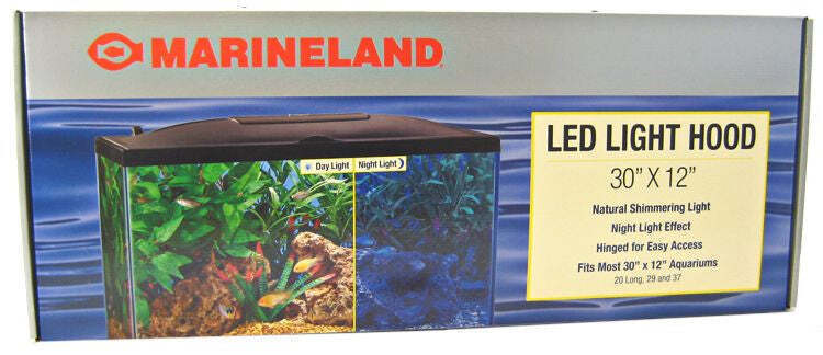 Marineland LED Aquarium Light Hood with Daylight and Nightlight, Energy Efficien - $107.95