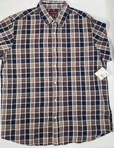 Covington Long Sleeve Heavy Flannel Shirt, Mens Size XL 100% Cotton Plaid  - £21.80 GBP