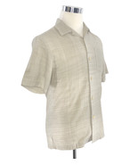 TOMMY BAHAMA Men&#39;s Short Sleeve Shirt Beige Button Down Size Small $69 - £28.31 GBP
