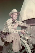 Alan Ladd Classic Western Pose By Wagon Holding Pistol 18x24 Poster - $23.99