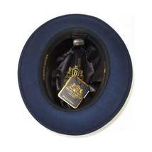Men Bruno Capelo Hat Australian Wool Crushable Center Dent CHICAGO Ch302 Navy image 3