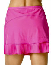 NWT Ladies IBKUL Hot Pink Crystal Pleat TENNIS GOLF SKORT  L & XL image 2