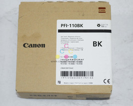 New OEM Canon TX2000,TX3000,TX4000 Black Pigment Ink PFI-110BK/2364C001[AA] - $74.25