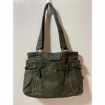 Bueno Green Faux Leather Handbag Purse - £11.99 GBP