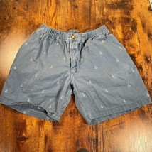 Chubbies Brand Shorts (With Zipper) Large Navy Anchors 7&quot; Inseam - £23.22 GBP
