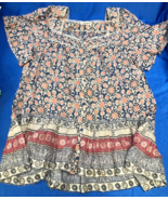 Beach Lunch Lounge- Floral Dress - Women's M - $4.94