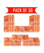 Pink Himalayan Salt Tiles Pack of 30 (8" x 4" x 1") - £299.34 GBP
