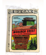 VTG Monarch Crest Tramway Observatory Decal Salida Colorado Impko Souven... - $222.30 MXN