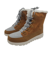 DREAM PAIRS Women&#39;s Winter Lined Snow Boots, Chestnut, Size 9, NEW - $49.49