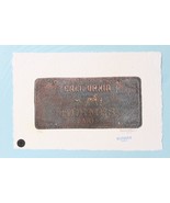 Hermes California License Plate Print By Fairchild Paris LE 16/25 - $202.71 CAD