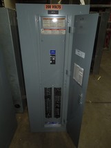 Square D NQOD 200A 3ph 4W 208Y/120V Main Panel 42 Circuit w/ Misc Breakers - $1,000.00