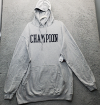 Champion Hoodie Mens Big &amp; Tall 2XL Gray Authentic Athletic Wear Cotton Pullover - £25.01 GBP