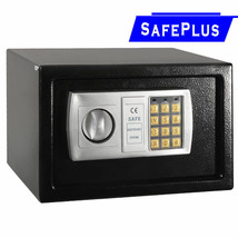 12.5&quot; Electronic Digital Lock Keypad Safe Box Cash Jewelry Gun Safe Blac... - £72.57 GBP