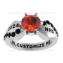 Personalized Customized Girl Women&#39;s Finesse Junior High Class Ring - £80.86 GBP