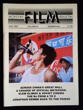 BFI Monthly Film Bulletin Magazine July 1987 mbox1363 - No.642 Great Wall - $6.13