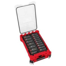 MILWAUKEE 49-66-6803 1/2&quot; Drive 16 Piece Metric Deep PACKOUT Impact Sock... - $229.99