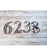 6 2 3 8 House Numbers / Mailbox Numbers Self Adhesive 4&quot; Oil Rubbed Bronze - £5.49 GBP