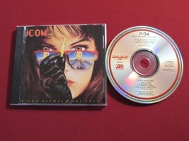 Icon Right Between The Eyes Cd ATLANTIC/MEGAFORCE 782010-2 80&#39;s Hard Rock Nm Oop - £38.28 GBP