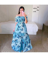 Summer Party Boho Off Shoulder Long Dresses - $35.95
