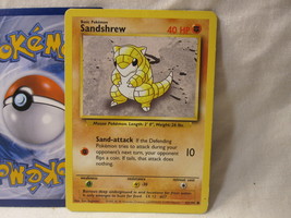 1999 Pokemon Card #62/102: Sandshrew - Base Set - $4.00