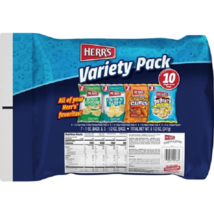 Herr's Snacks Variety Pack, 10 Count Individual Single Serve Bags - £19.43 GBP+
