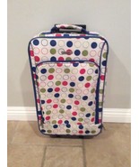 Polka Dot Rolling Suitcase Luggage - £23.18 GBP