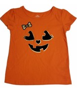 Baby Girl Halloween Cute Pumpkin Orange Short Sleeve T-Shirt Top 4T/NP4 NWT - £6.25 GBP