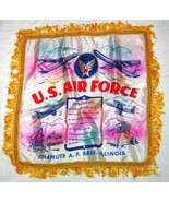 Vintage 50s CHANUTE US AIR FORCE BASE Illinois Mother Pillow Case F-84 B... - €25,38 EUR