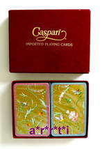 Caspari Playing Cards Belgium Antoinette Birds Double Deck Gift Set Sealed NOS - £17.56 GBP