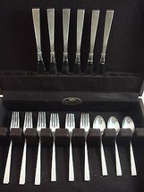 Dawn Rose by International Sterling Silver Flatware Set Service 24 Pieces Floral - £1,167.73 GBP