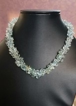 Natural Multi Aquamarine Pear Beads Necklace - £256.58 GBP+