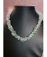 Natural Multi Aquamarine Pear Beads Necklace - $437.66 CAD+