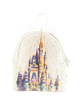 NWT Loungefly x Walt Disney World Parks 50th Anniversary Castle Mini Backpack - £85.63 GBP
