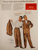 1946 Original Esquire Ads Timely Clothes Plateau Suits Valliant Burgundy... - £5.09 GBP