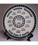 Vintage 1776/1976 American Revolution Bicentennial Plate USA Calendar Pl... - €8,27 EUR
