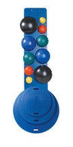 Fabrication Enterprises 10-1743 Cando Mvp Balance System - 10-Ball Set With Wall - £169.09 GBP