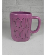 Rae Dunn Mug HOCUS POCUS Purple Black Halloween 2021 New - £19.25 GBP