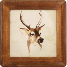Icheesday 8X8 Picture Frames, Rustic Wooden Square Photo Frame with Real Glass F - £20.01 GBP