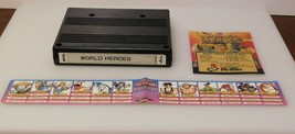 Vintage Original WORLD HEROES SNK MVS ALM005 ALPHA GAME CARTRIDGE W/ Min... - $75.99