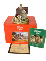 Lilliput Lane Cottage Figurine Village England Box coa Railway Midlands 1995 nib - £58.05 GBP