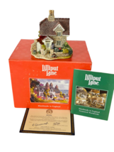 Lilliput Lane Cottage Figurine Village England Box coa Railway Midlands 1995 nib - $74.25