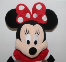 Disney Park Hong Kong Minnie Mouse 12&quot; Stuffed Animal Plush Soft Toy Doll - £7.66 GBP