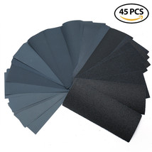 Wet Dry Sandpaper 80 120 150 240 320-600 800 1000 1200 1500-3000 Grit Assortment - £17.57 GBP