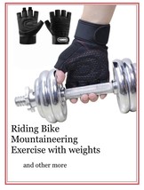 Fitness Gloves Weight Lifting Gym Workout Training Wrist Wrap Strap Men ... - $8.88+