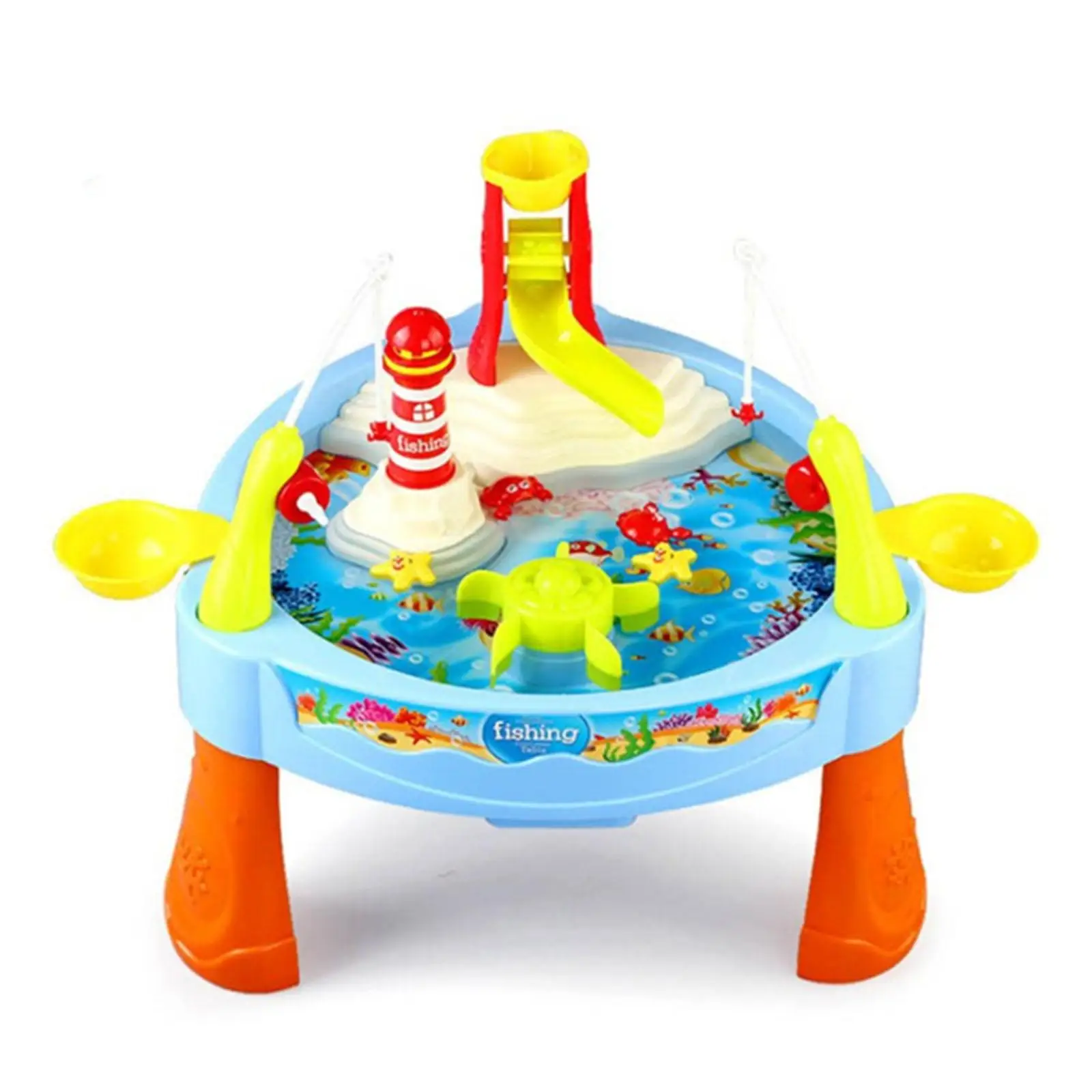 Water Circulating Fishing Game Board Play Set Sand Water Table Toys Outdoor - £22.65 GBP