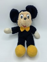 Disney Plush Mickey Mouse Knickerbocker Vintage Walt Disney 12” - £9.34 GBP