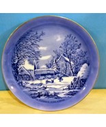 Currier &amp; Ives &quot;The Farmer&#39;s Home Winter Collector Plate - £5.76 GBP