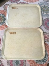 Pair Vintage Tropicana Village 18&quot; Camtray Cambro Advertising Fiberglass 710A - £37.96 GBP