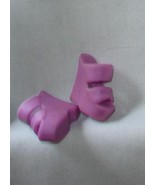 Barbie doll shoes purple clogs fashion footwear vintage Mattel sandals h... - £7.85 GBP